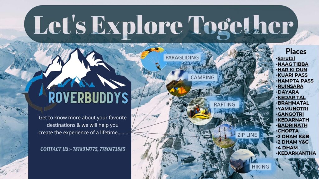 Adventure beyond limits! Trek, raft, and explore villages with RoverBuddys — your travel buddy for life.